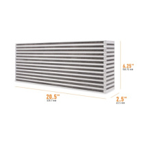 Universal Luft-Till-Luft Race-Intercooler Cellpaket 20.50'' x 6.25'' x 2.50'' Mishimoto